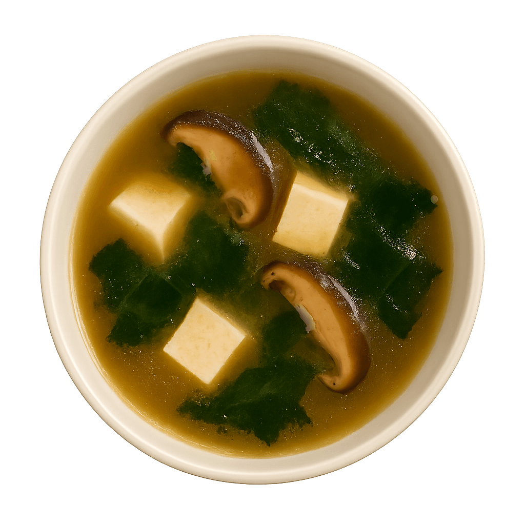 Detailed view of Soupe Miso