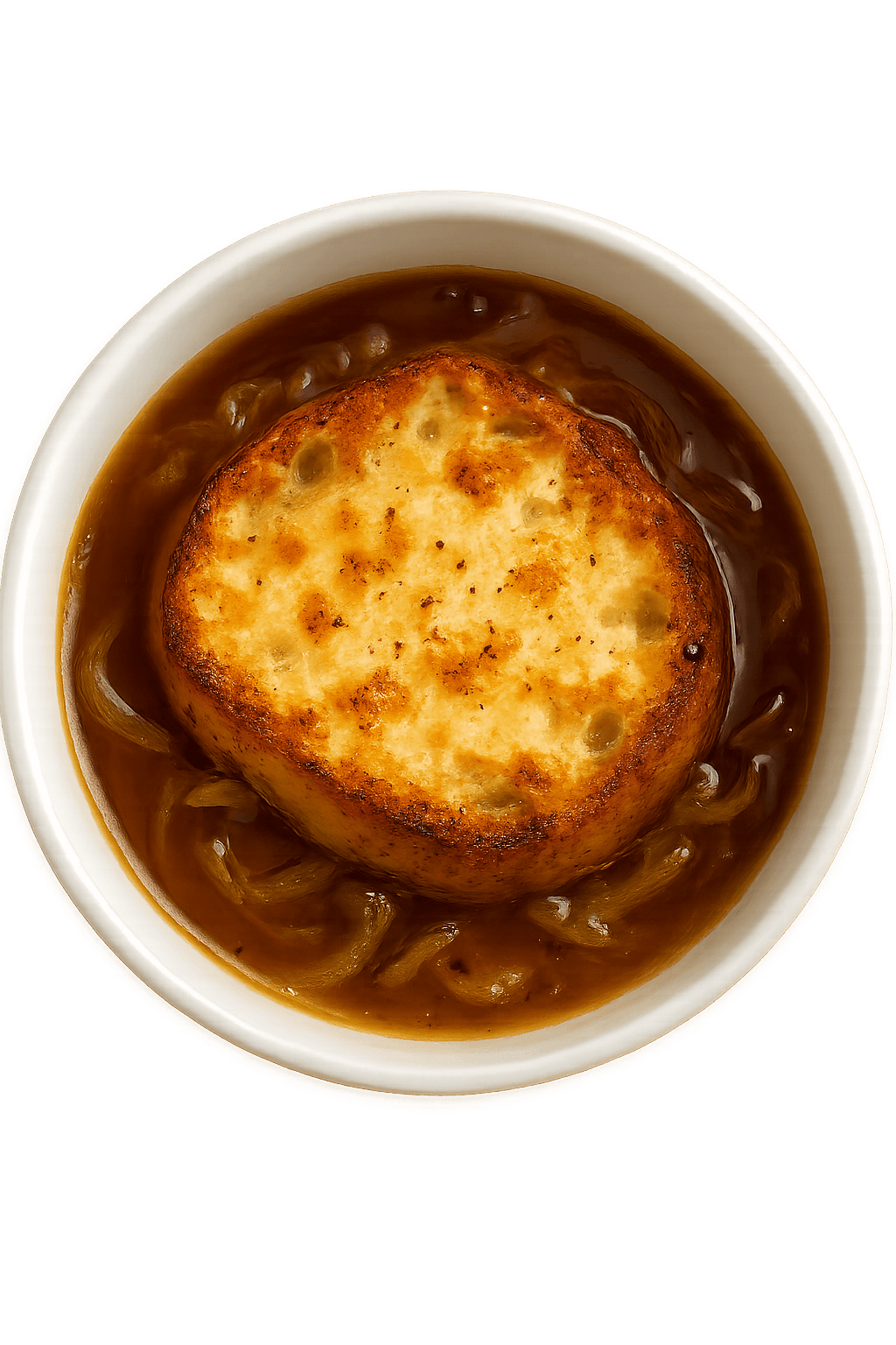 Detailed view of Soupe à l'Oignon
